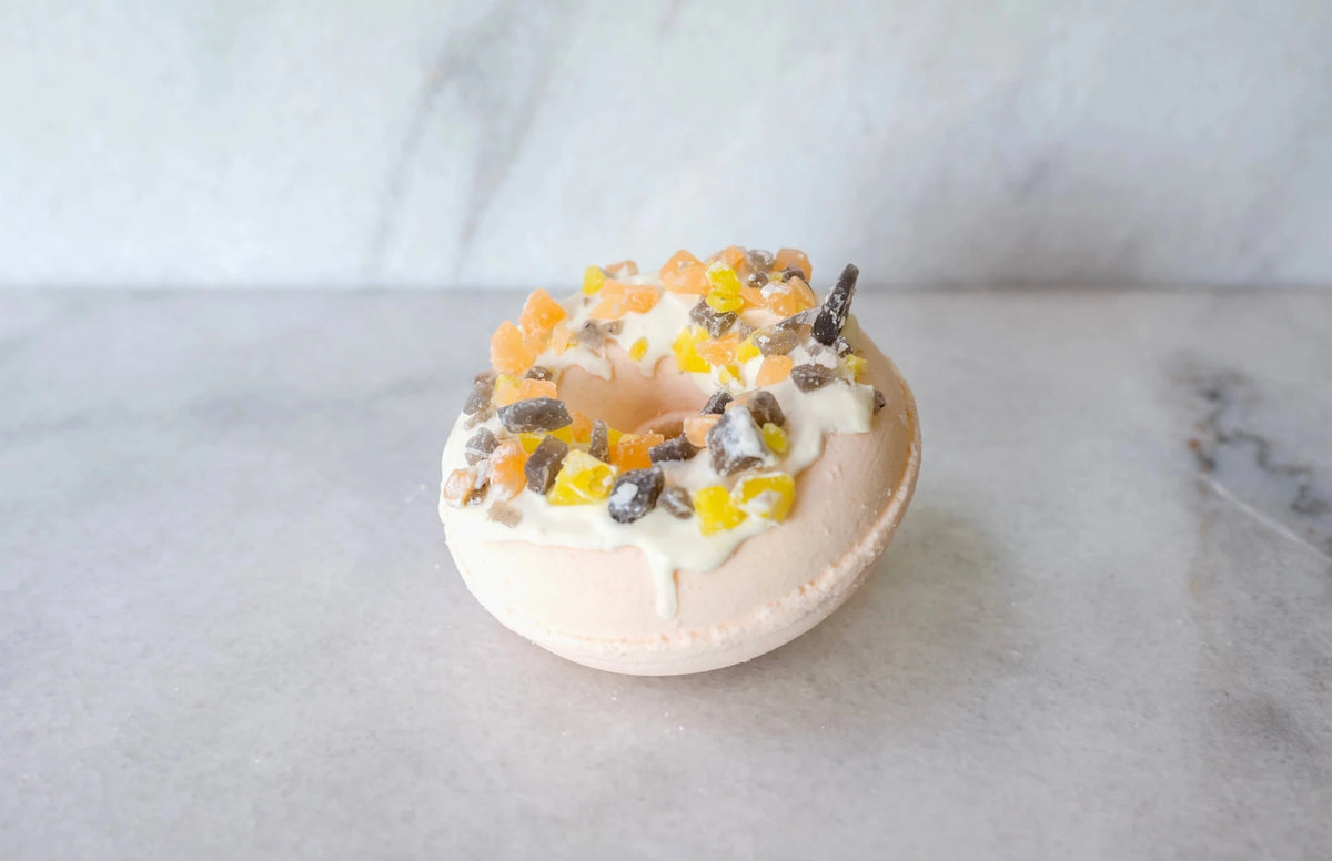 White Pumpkin Vanilla Donut Bath Bomb - Aesthetics By Kell