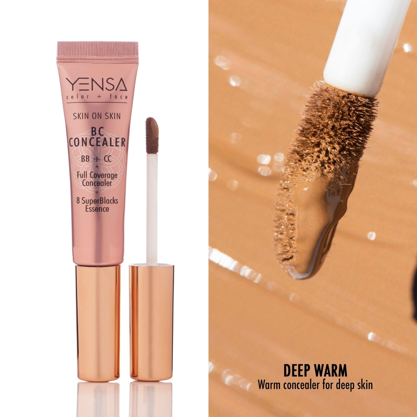 Yensa Skin On Skin BB + CC Full Coverage Hyaluronic Serum Concealer - Aesthetics By Kell