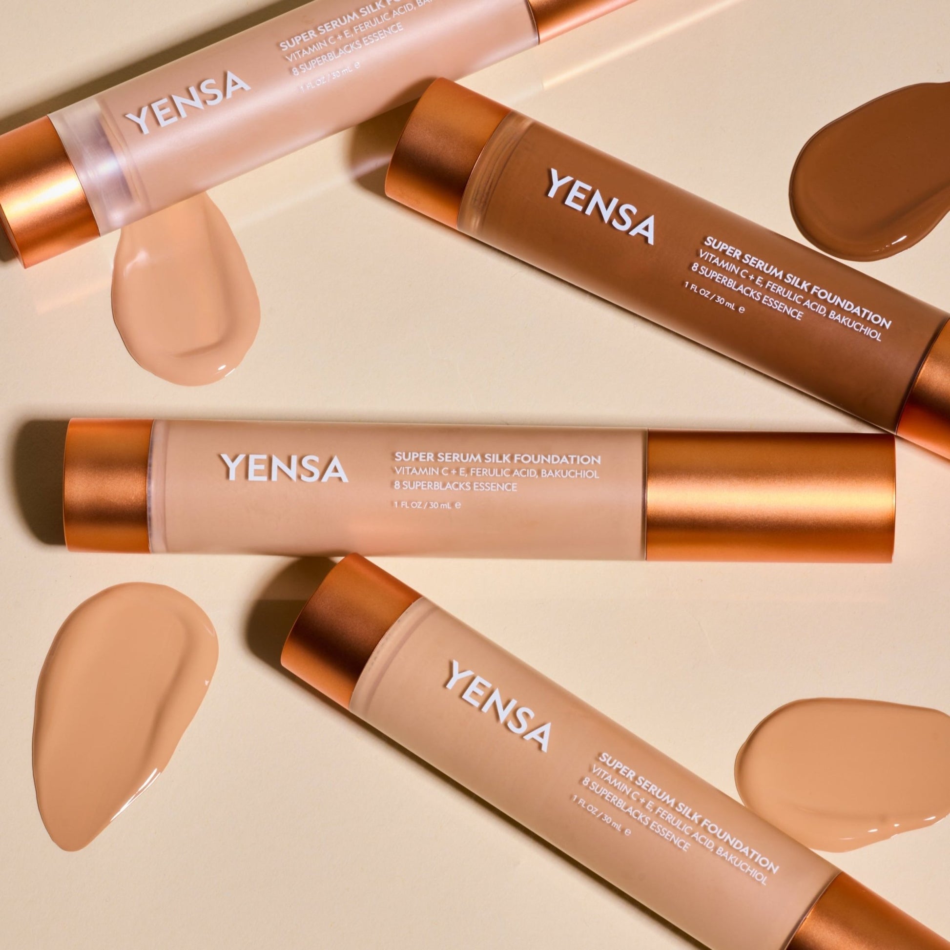 Yensa Super Serum Silk Natural Glow Hydrating Peptide Foundation for Radiant Skin - Aesthetics By Kell