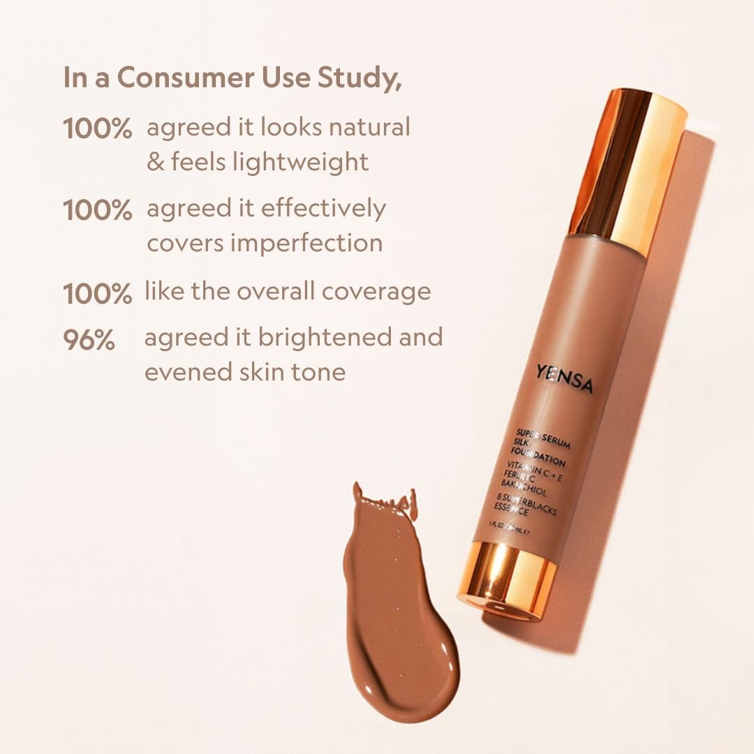 Yensa Super Serum Silk Natural Glow Hydrating Peptide Foundation for Radiant Skin - Aesthetics By Kell