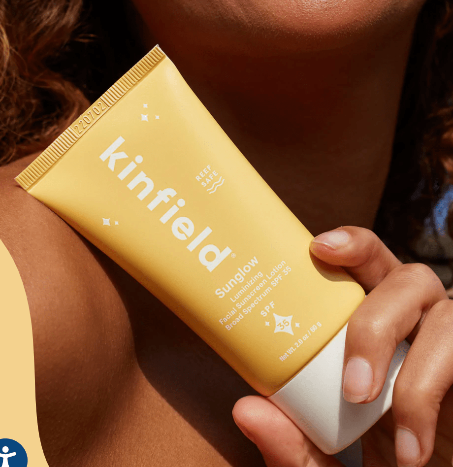 Kinfield Sunglow Luminizing Facial Sunscreen Lotion SPF 35 - Aesthetics By Kell