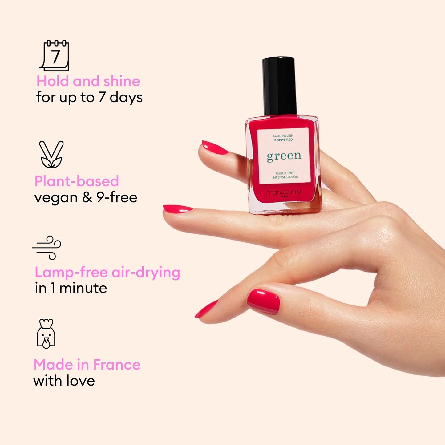 Manucurist Green™ Natural Nail Polish | Lisa Lilas