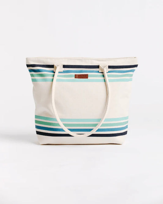 Sand Cloud Border Classic Stripe Beach Tote | Natural