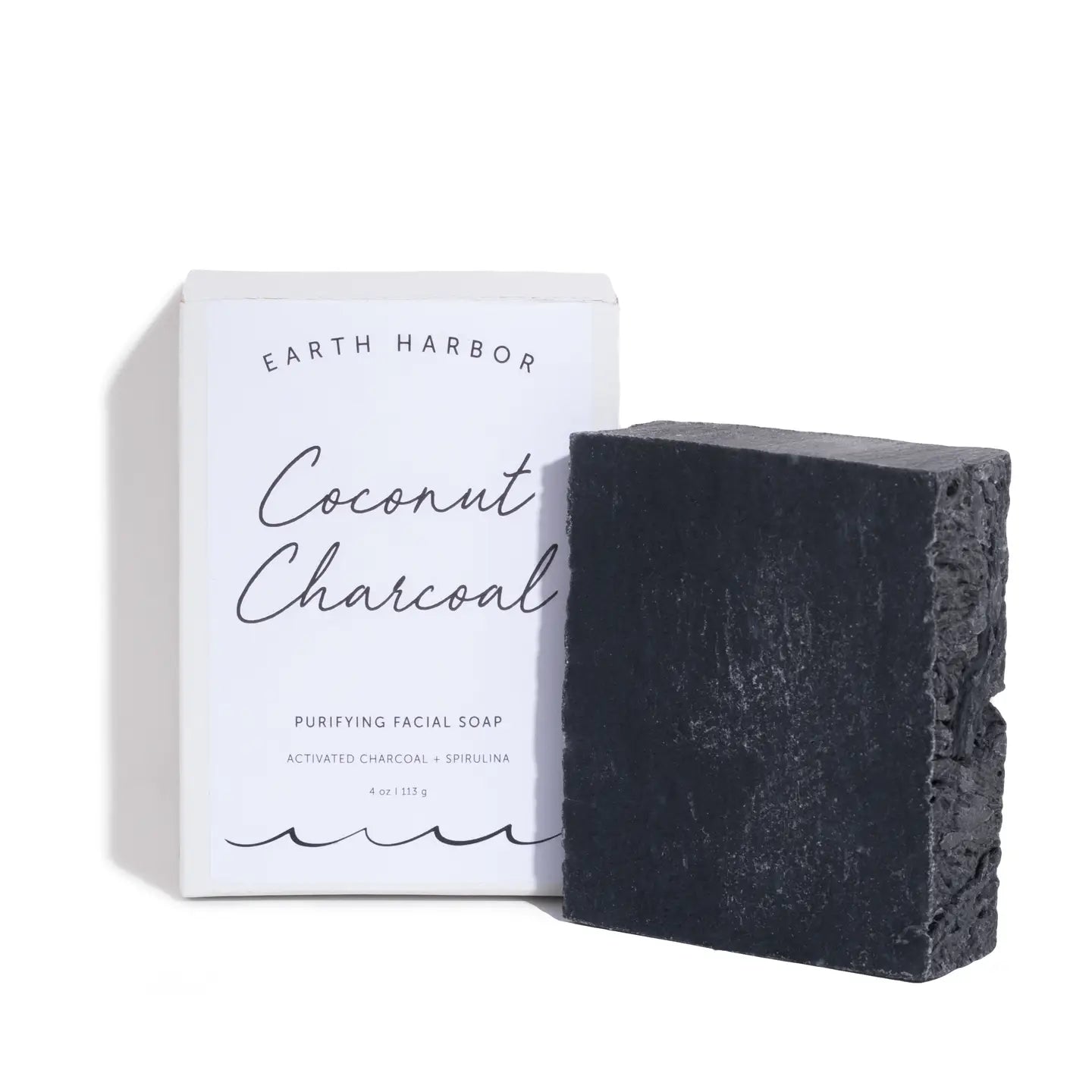 Earth Harbor Coconut Charcoal Facial Soap