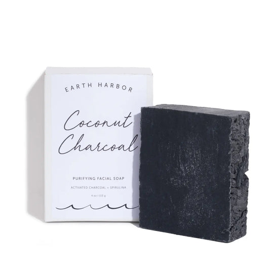 Earth Harbor Coconut Charcoal Facial Soap