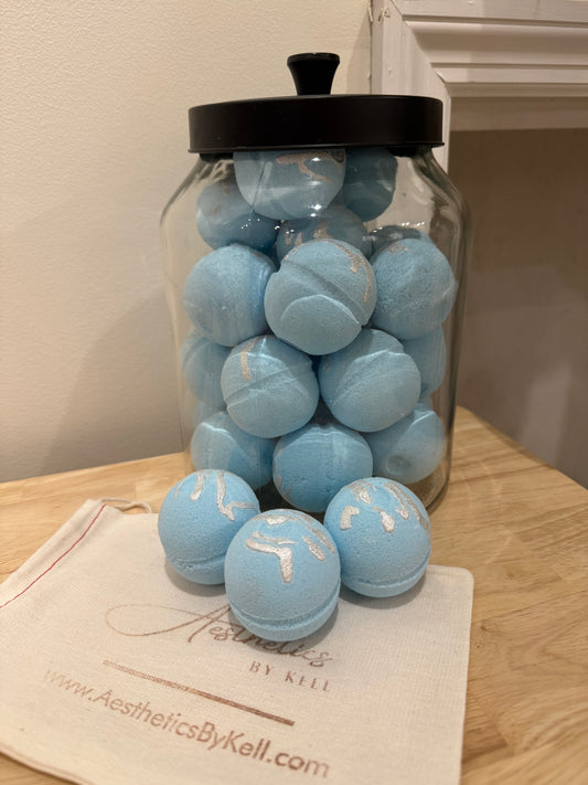 Sparkling Snow Bath Bombs