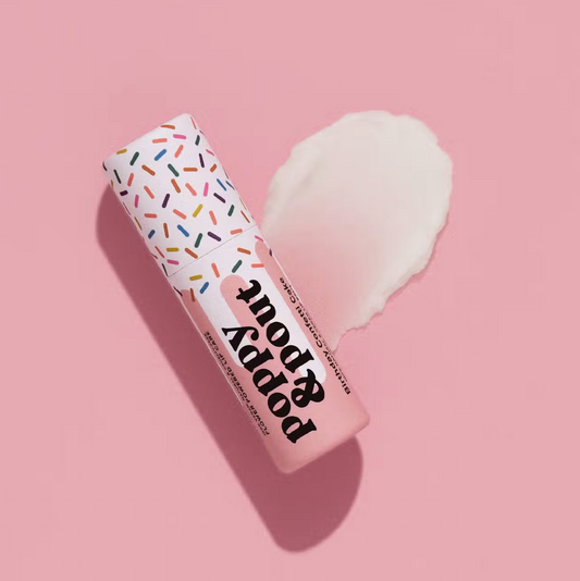 Poppy & Pout Lip Balm - Birthday Confetti Cake