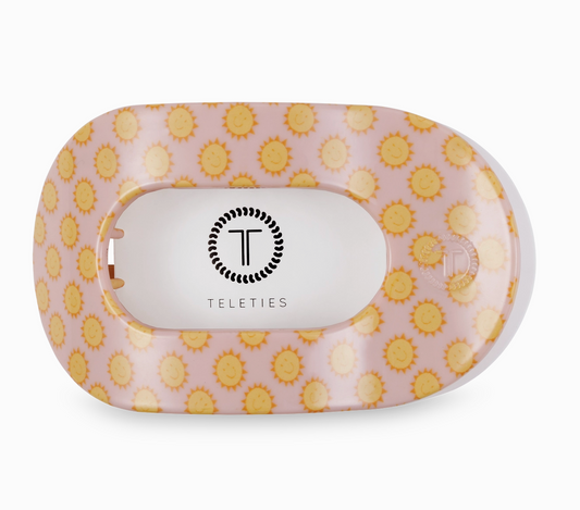 Teleties Round Flat Clip - Sunny Days Ahead