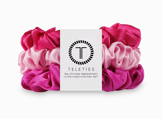 Teleties Silk Hair Scrunchie - Rose All Day