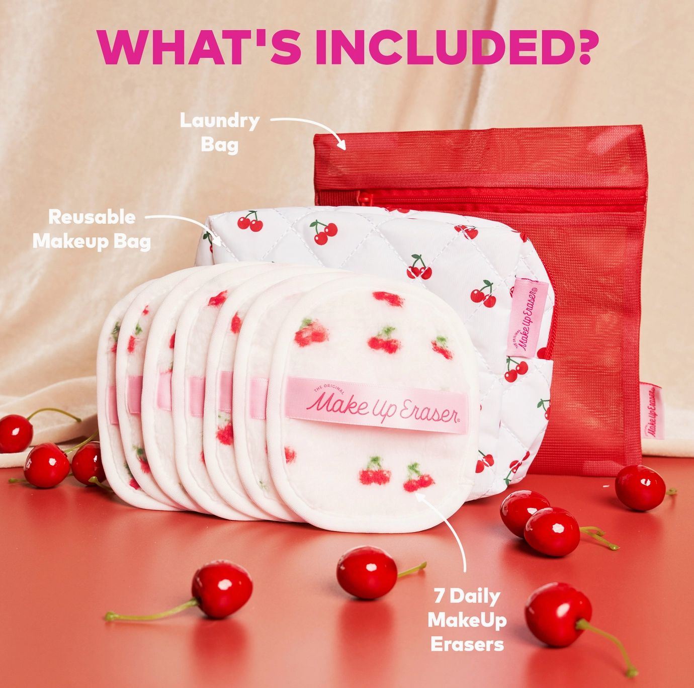 Makeup Eraser - Cherry Crush 7-Day Set