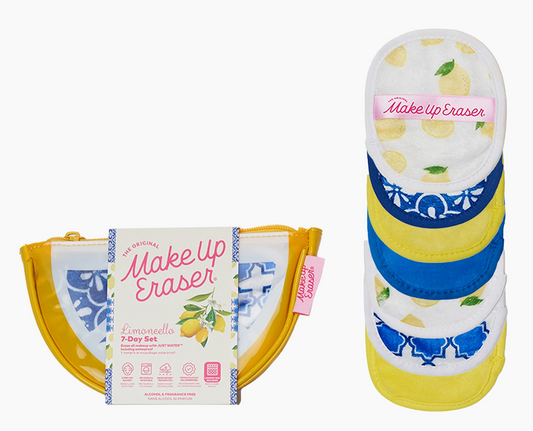 Makeup Eraser - Limoncello 7 Day Set & Makeup Bag Gift Set