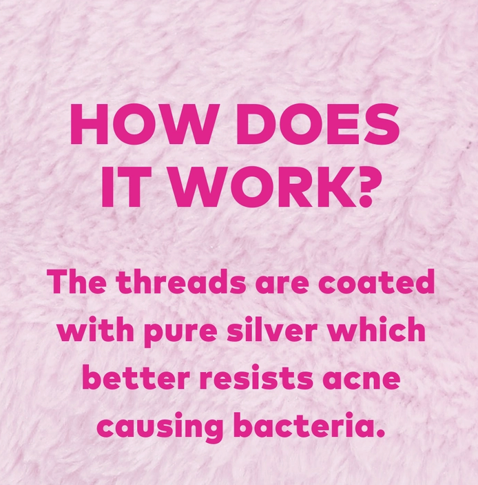 Makeup Eraser - Silver Infused MakeUp Eraser Pro | Acne Prone Skin