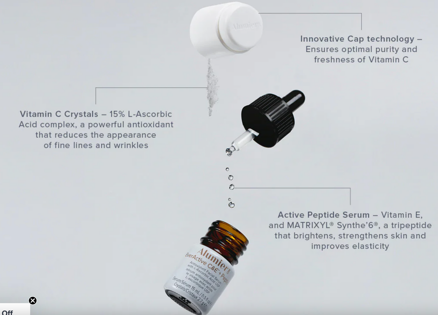 AlumierMD Everactive C&E + Peptide (SINGLE)