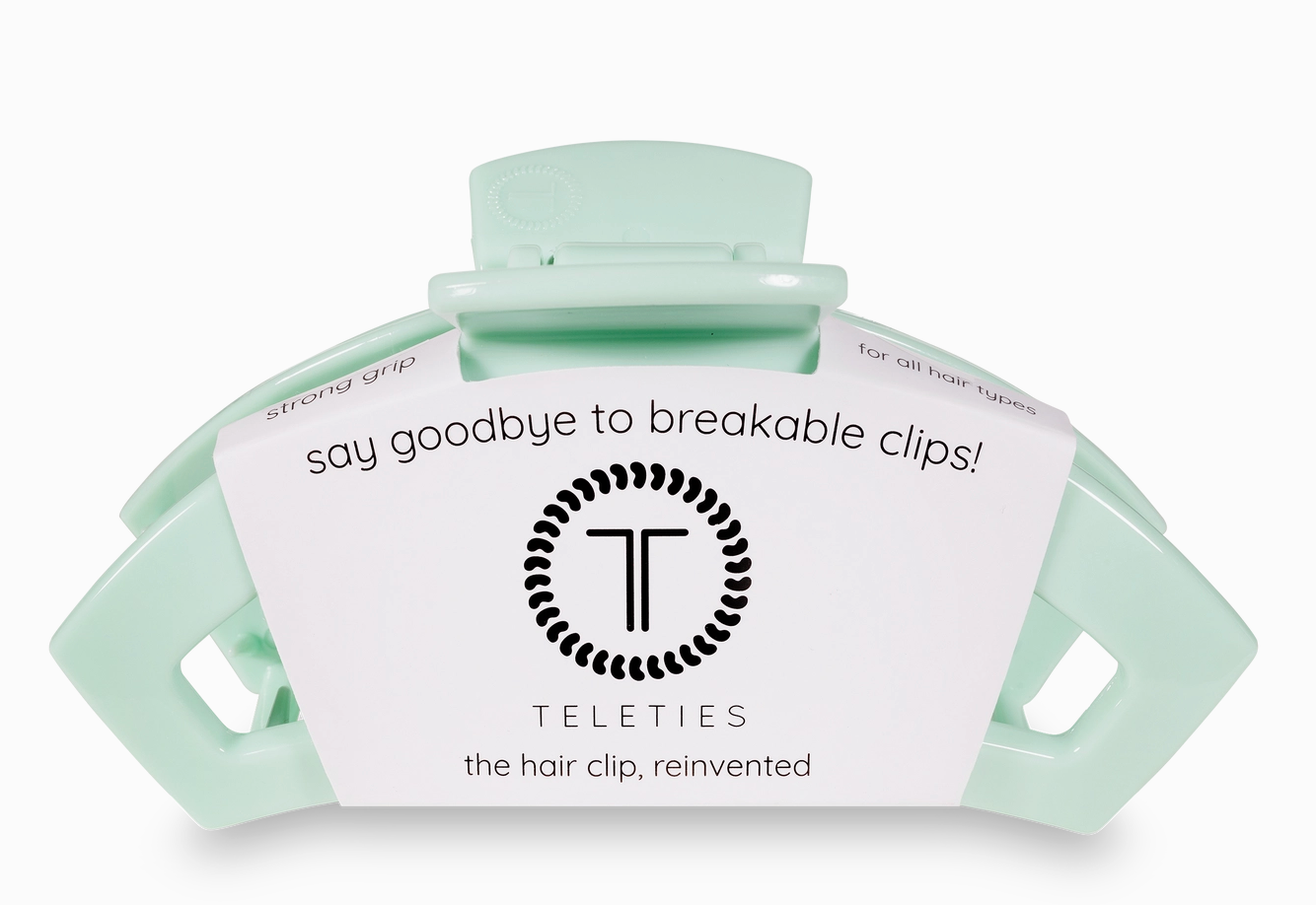 Teleties Open Claw Clip - Mint To Be