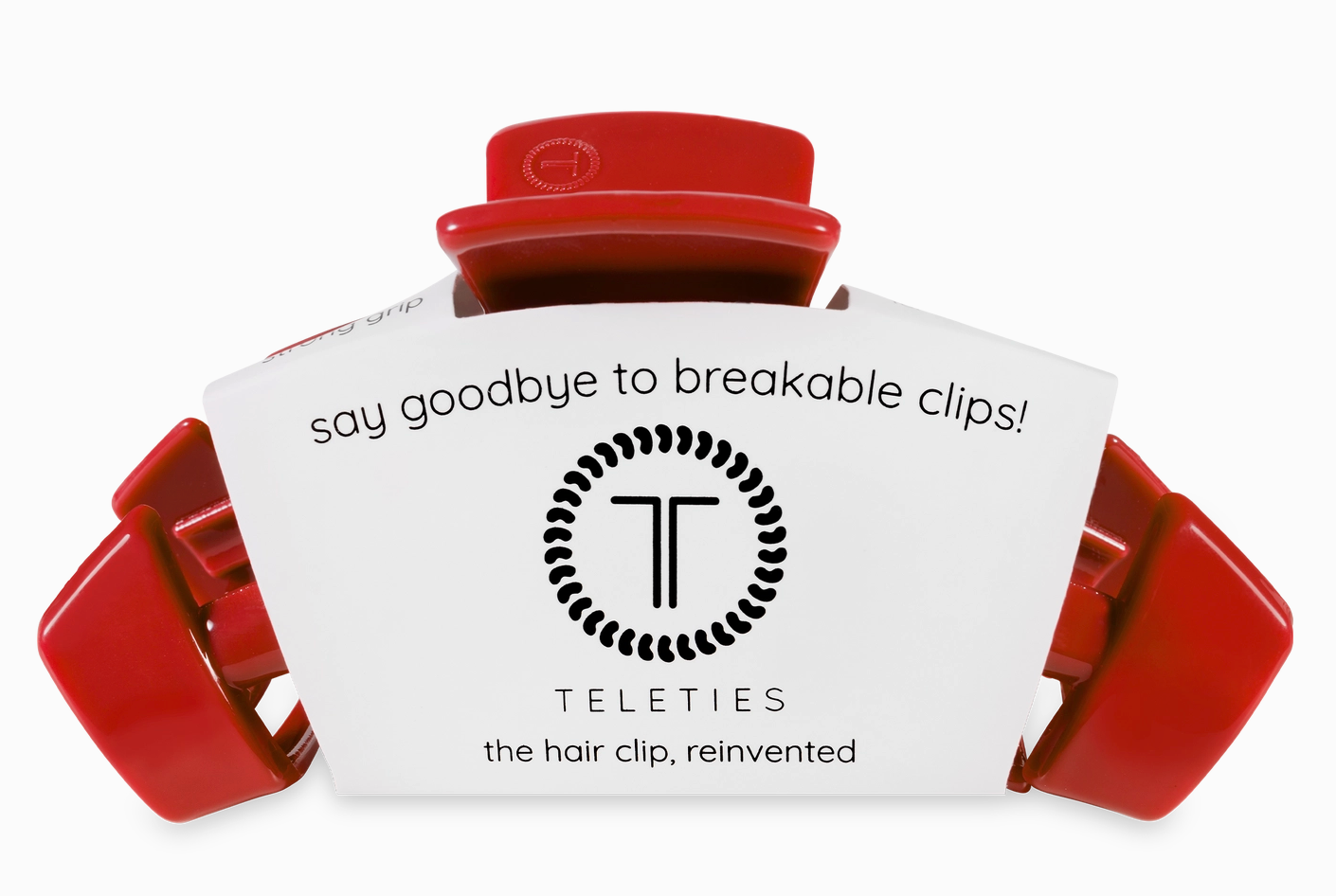 Teleties Classic Claw Clip - Red Carpet Ready