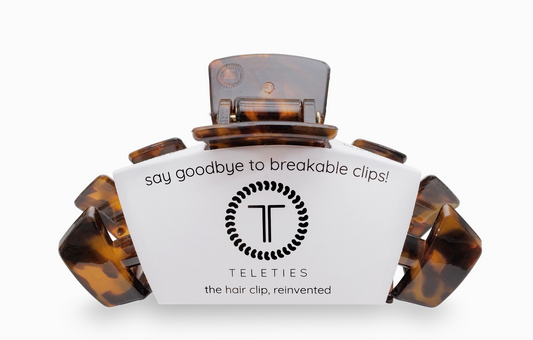 Teleties Classic Claw Clip - Tortoise