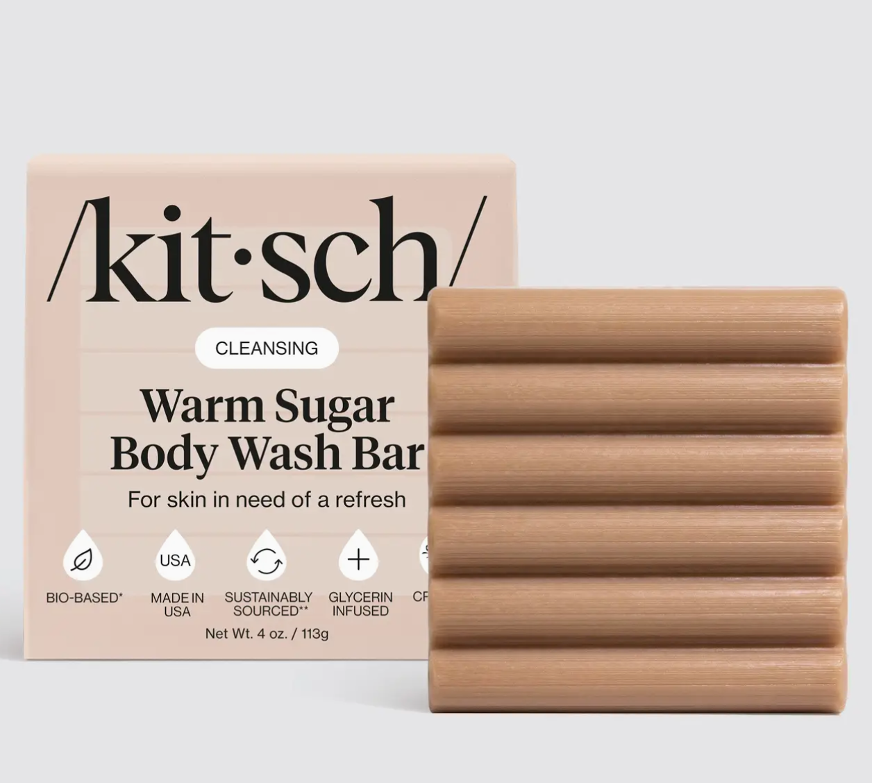 Kitsch Warm Sugar Body Wash Bar