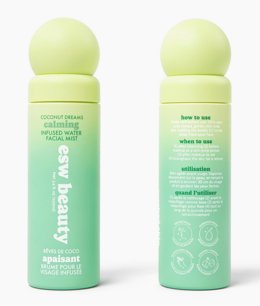 ESW Coconut Dreams Calming Infused Water Facial Mist