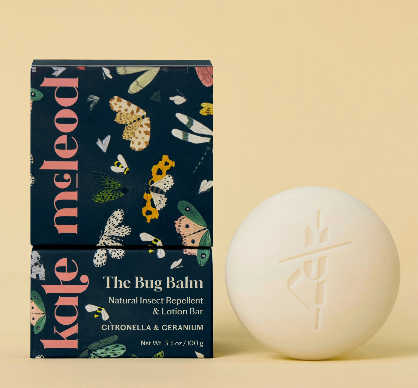 Kate McLeod Bug Stone | Natural Insect Repellant & Lotion Bar