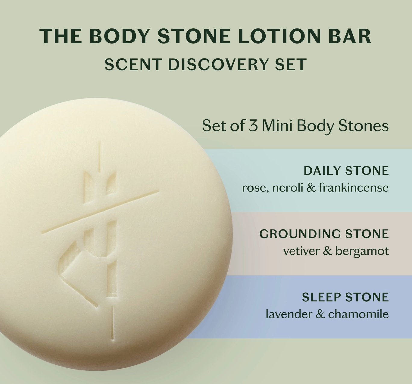 Kate McLeod - The Scent Discovery Set of 3 Mini Body Stones
