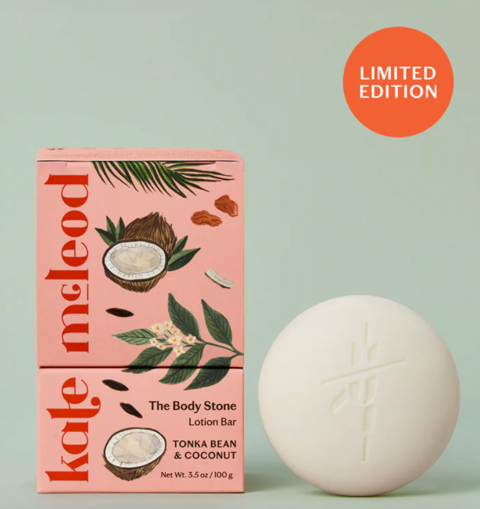 Kate McLeod Tonka Bean & Coconut | Deep Moisturizing Lotion Bar | Limited Edition