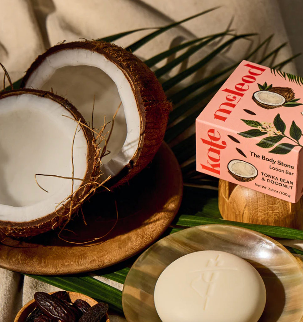 Kate McLeod Tonka Bean & Coconut | Deep Moisturizing Lotion Bar | Limited Edition