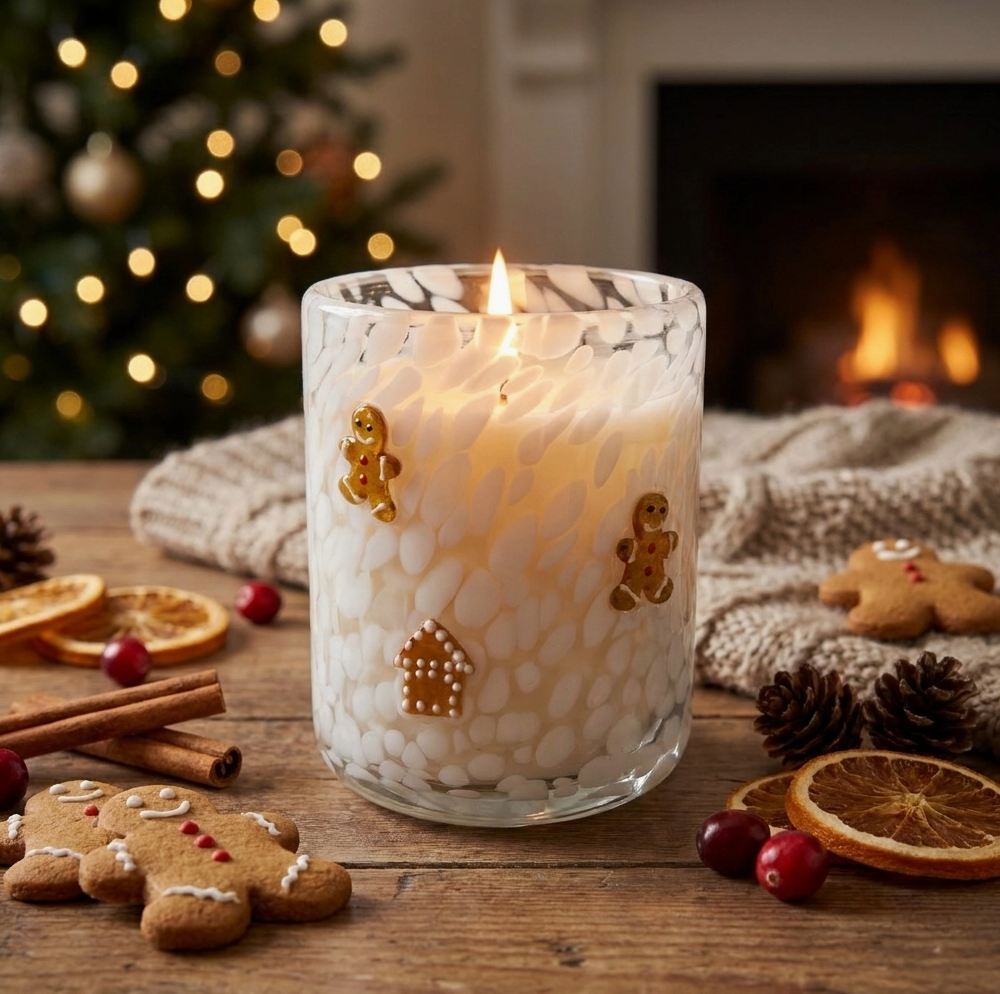 The Soi Company - Gingerbread 12oz Icon Candle