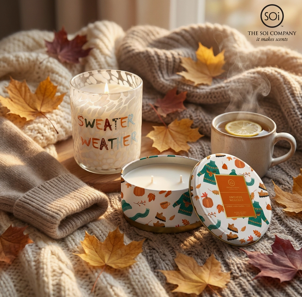 The Soi Company - Sweater Weather 12oz Icon Candle
