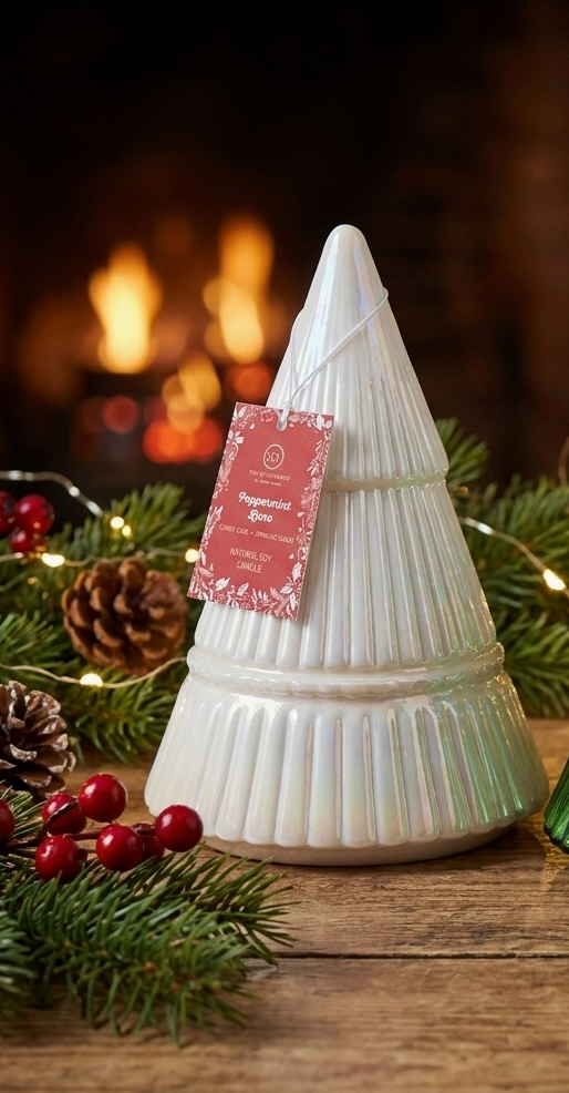 The Soi Company - White Tree 9oz Glass Tree Peppermint Twist