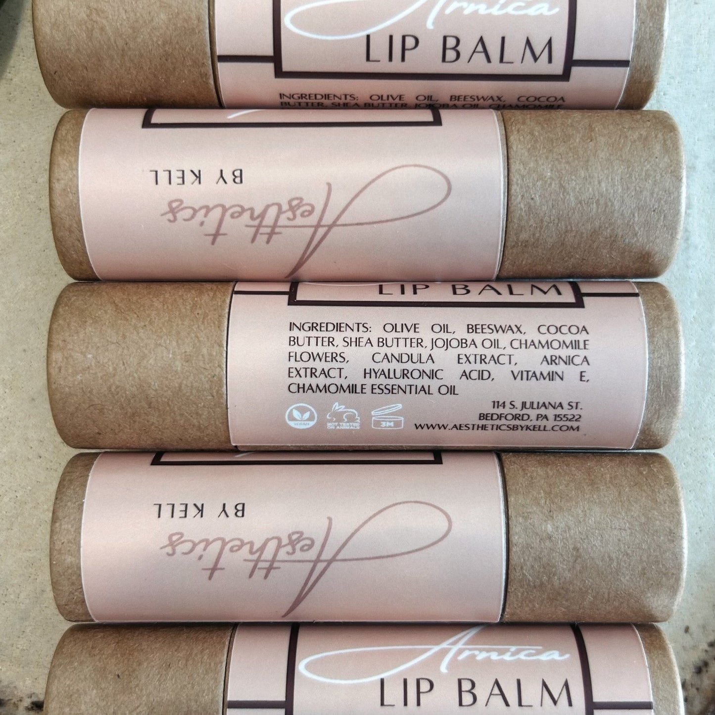 ABK Arnica Lip Balm | Aesthetics By Kell - Aesthetics By Kell