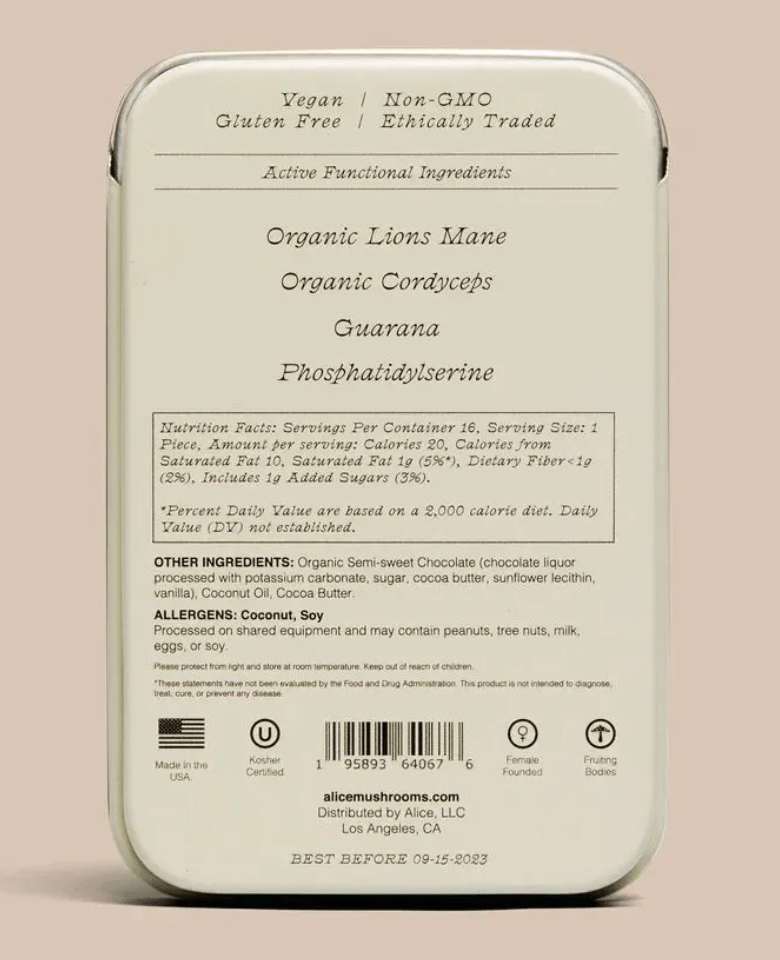 Alice Mushroom Chocolate - Brainstorm - Aesthetics By Kell