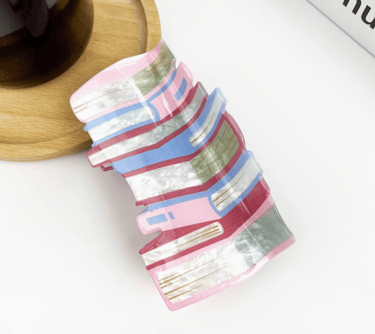 Book Stack Acetate Claw Clip - Aesthetics By Kell