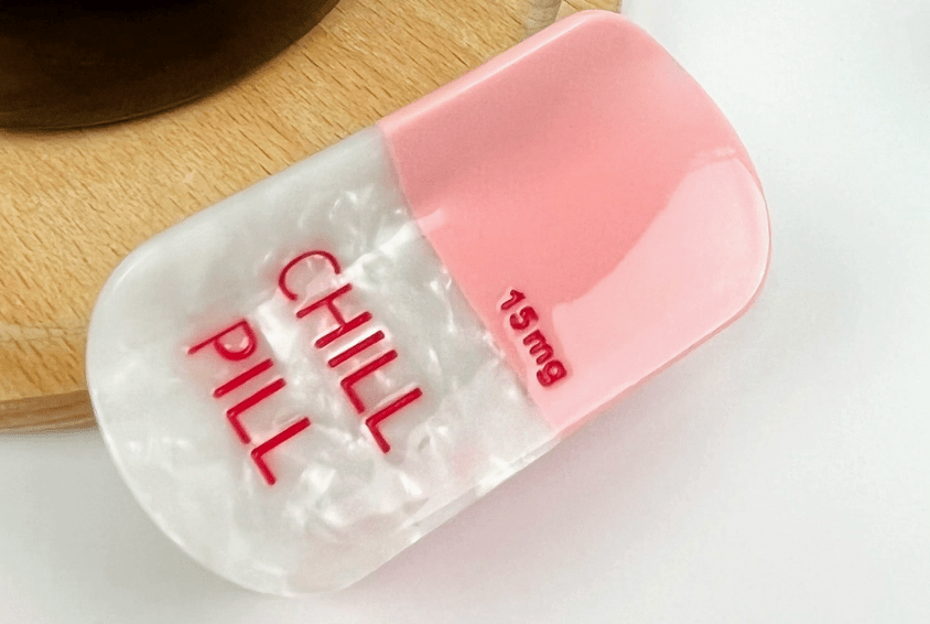 Chill Pill Acetate Claw Clip - Aesthetics By Kell