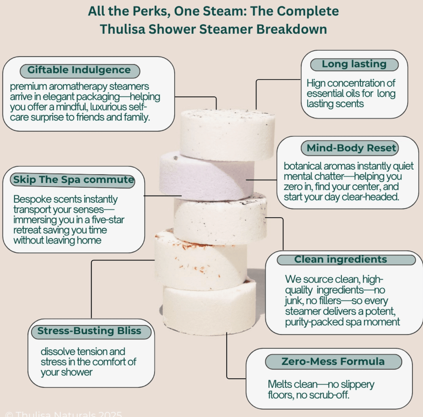 Christmas Orange & Cranberry Shower Steamers - Gift Set - Aesthetics By Kell