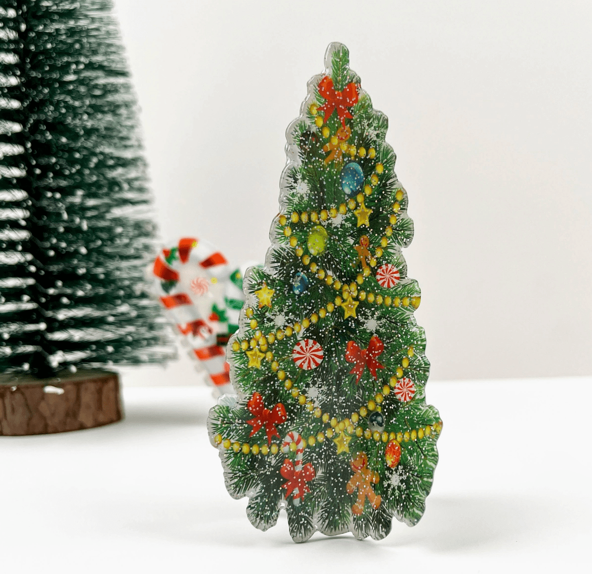 Christmas Tree Claw Clip - Aesthetics By Kell