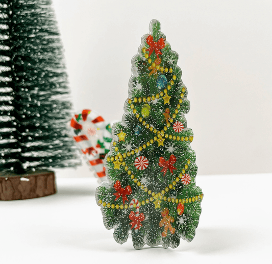 Christmas Tree Claw Clip - Aesthetics By Kell