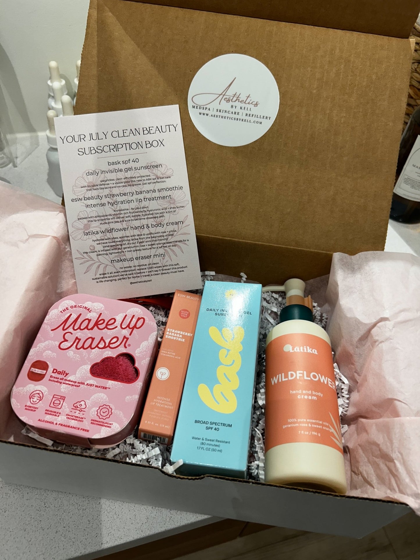 Clean Beauty Subscription Box - October - Aesthetics By Kell