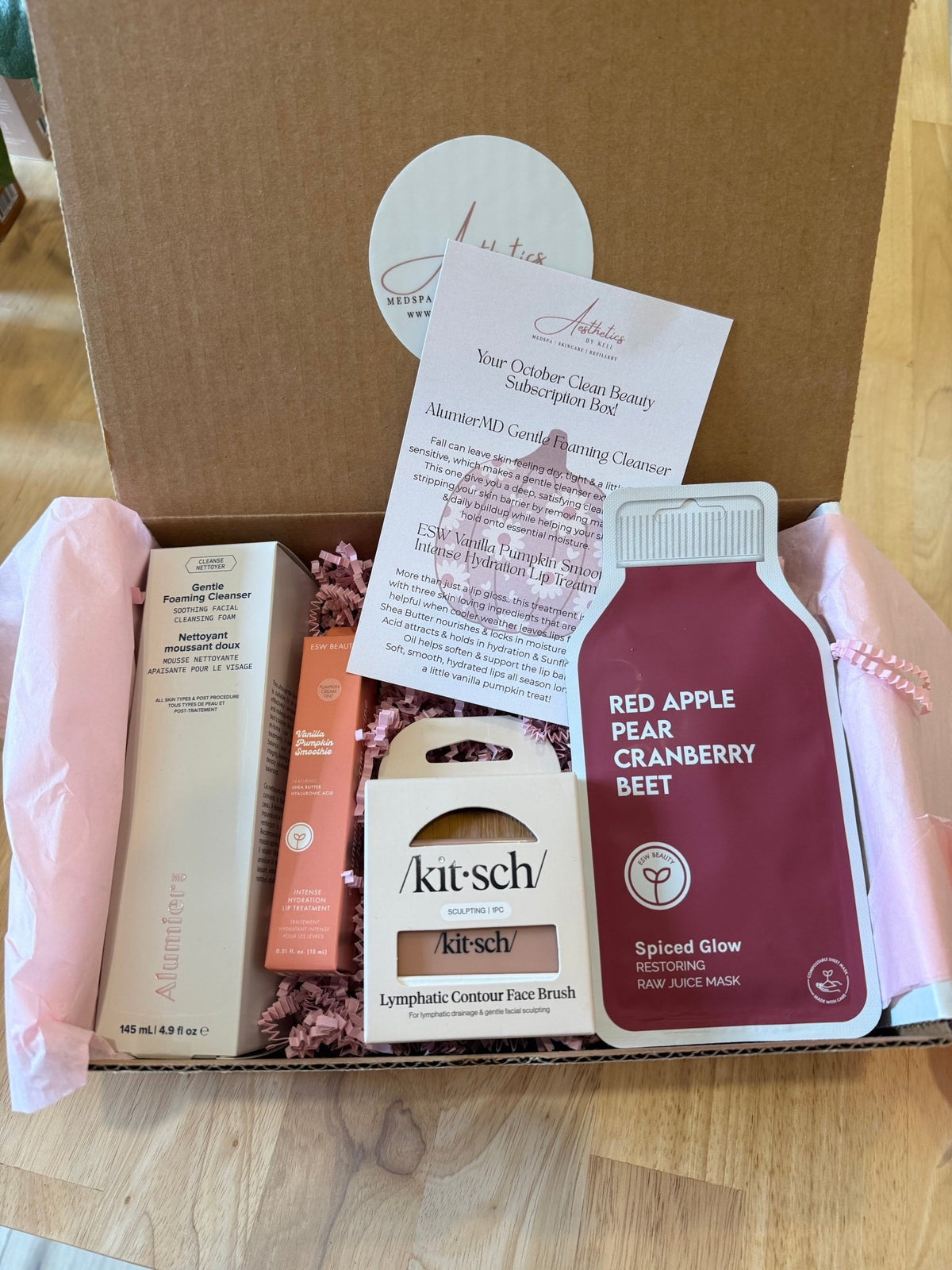 Clean Beauty Subscription Box - October - Aesthetics By Kell