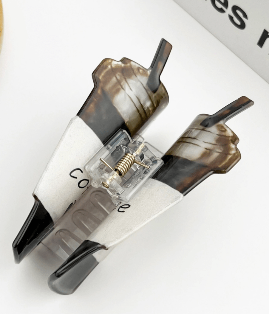 Coffee Cup Acetate Claw Clip - Aesthetics By Kell