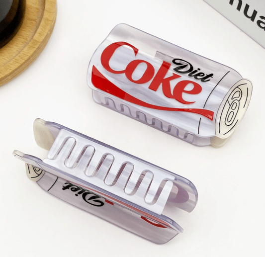 Diet Coke Can Acetate Claw Clip - Aesthetics By Kell
