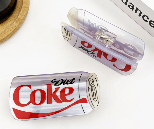 Diet Coke Can Acetate Claw Clip - Aesthetics By Kell