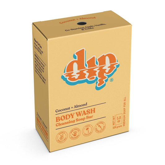 Dip Body Wash Cleansing Soap Bar - Coconut & Almond - Aesthetics By Kell