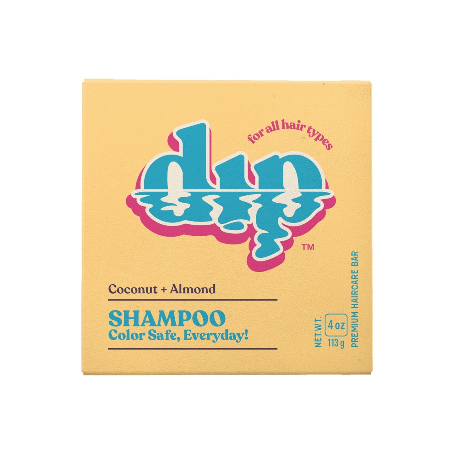 Dip Color Safe Shampoo Bar for Every Day - Coconut & Almond - Aesthetics By Kell