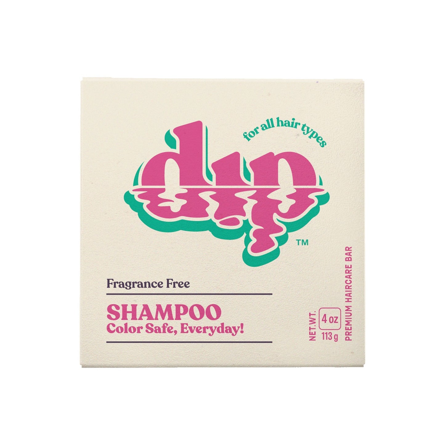 Dip Color Safe Shampoo Bar for Every Day - Fragrance Free - Aesthetics By Kell