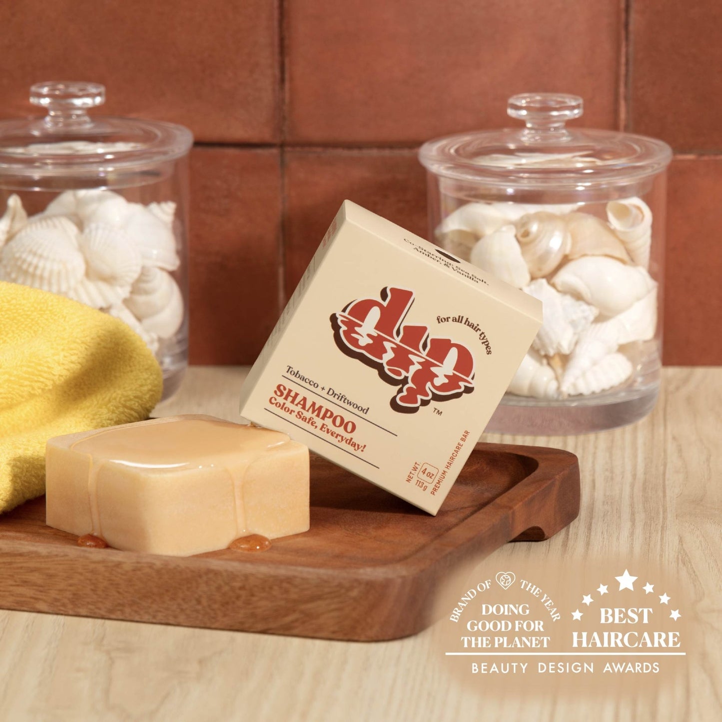 Dip Color Safe Shampoo Bar for Every Day - Tobacco & Driftwood - Aesthetics By Kell