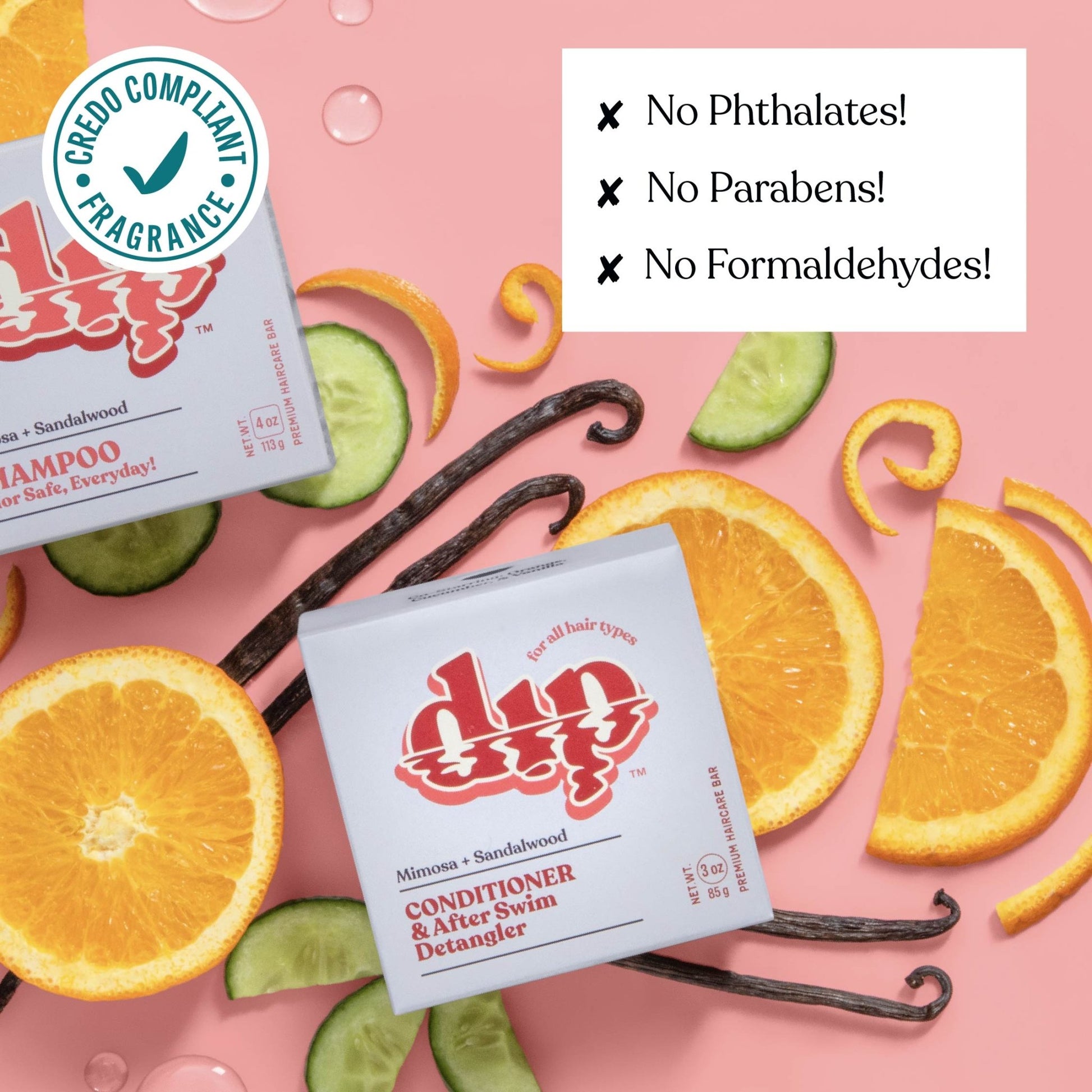 Dip Conditioner Bar & After Swim Detangler - Mimosa & Sandalwood - Aesthetics By Kell