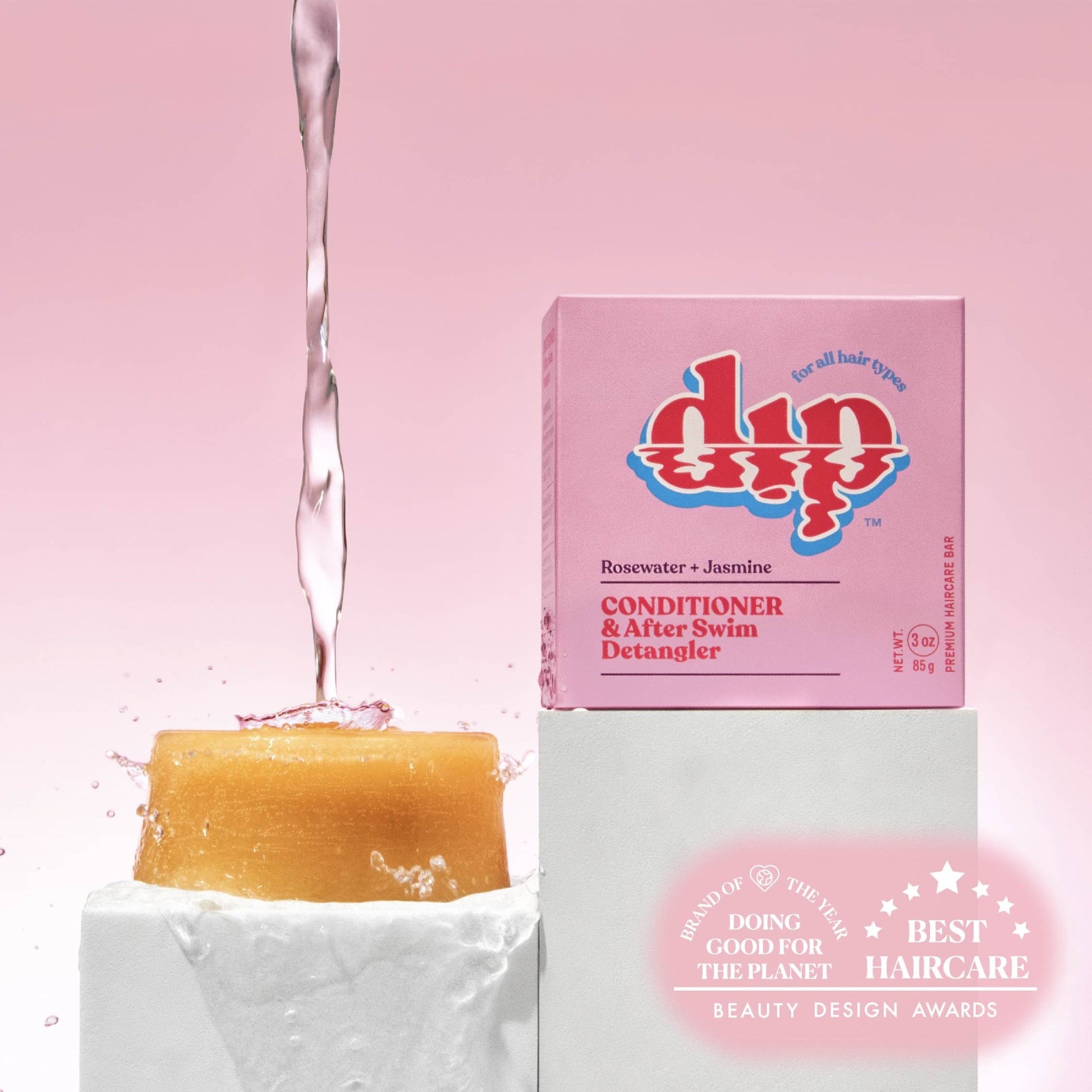 Dip Conditioner Bar & After Swim Detangler - Rosewater & Jasmine - Aesthetics By Kell