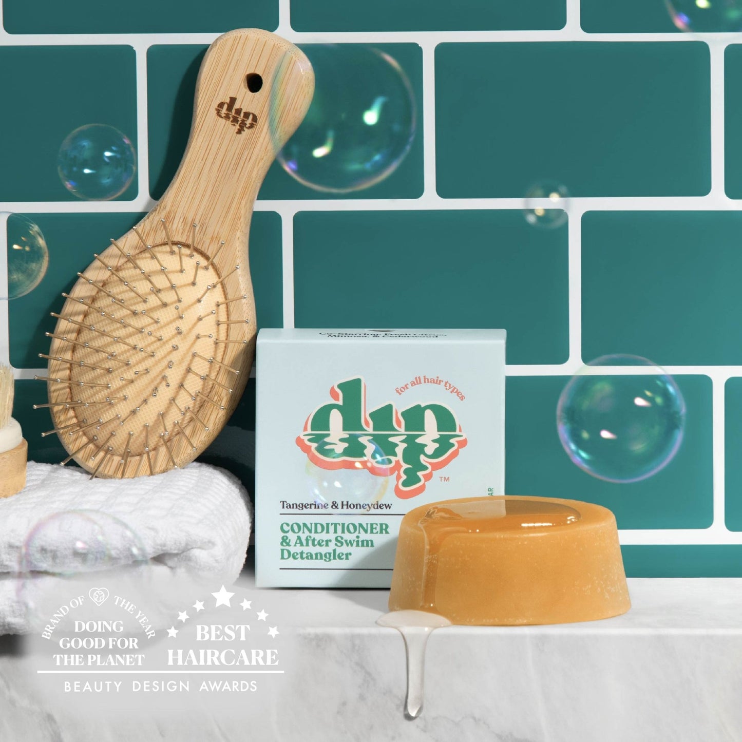 Dip Conditioner Bar & After Swim Detangler - Tangerine & Honeydew - Aesthetics By Kell