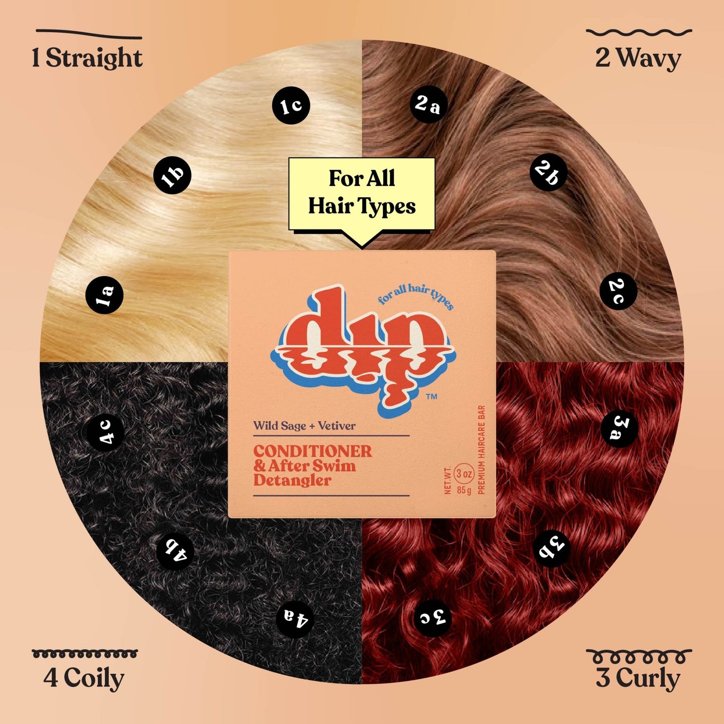 Dip Conditioner Bar & After Swim Detangler - Wild Sage & Vetiver - Aesthetics By Kell