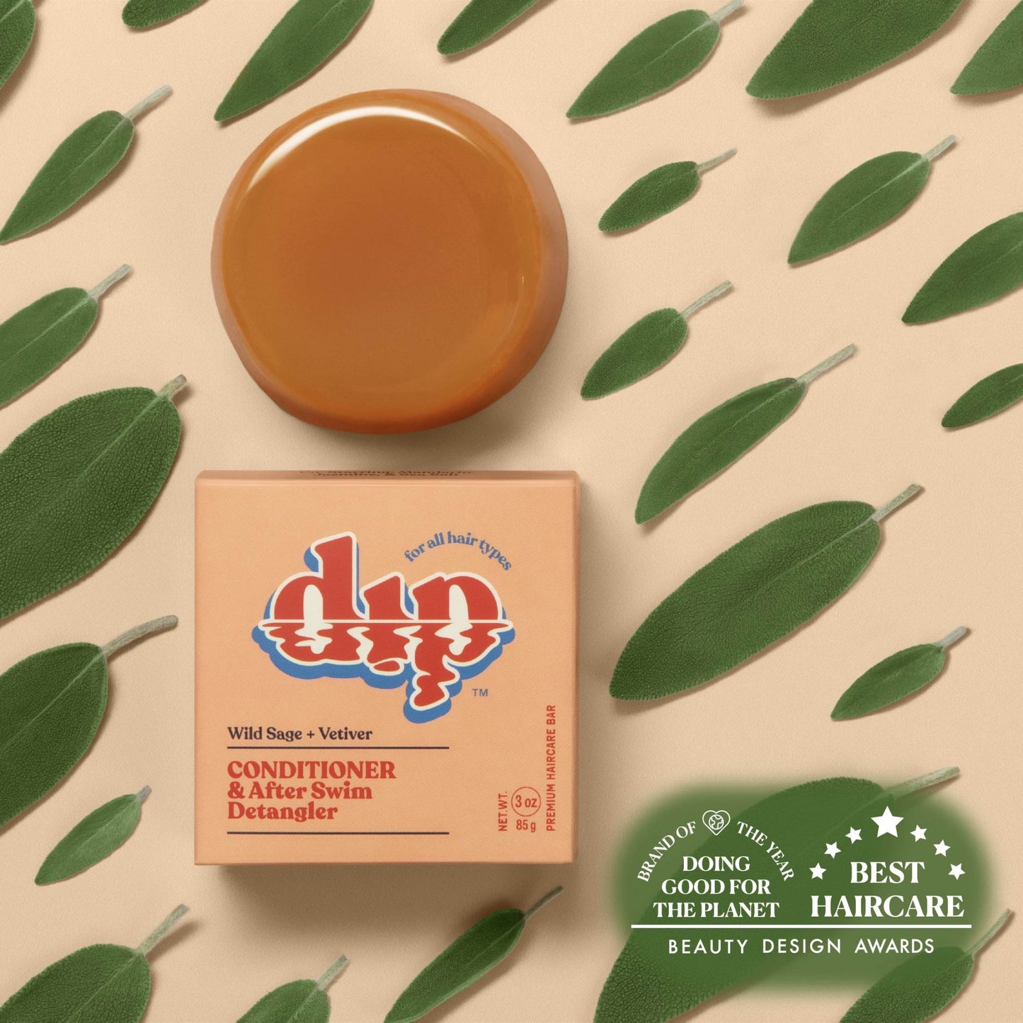 Dip Conditioner Bar & After Swim Detangler - Wild Sage & Vetiver - Aesthetics By Kell